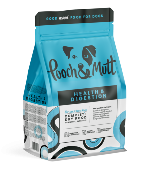 Ração HEALTH & DIGESTION ( Alergias e Estômagos Sensíveis ) – POOCH & MUTT